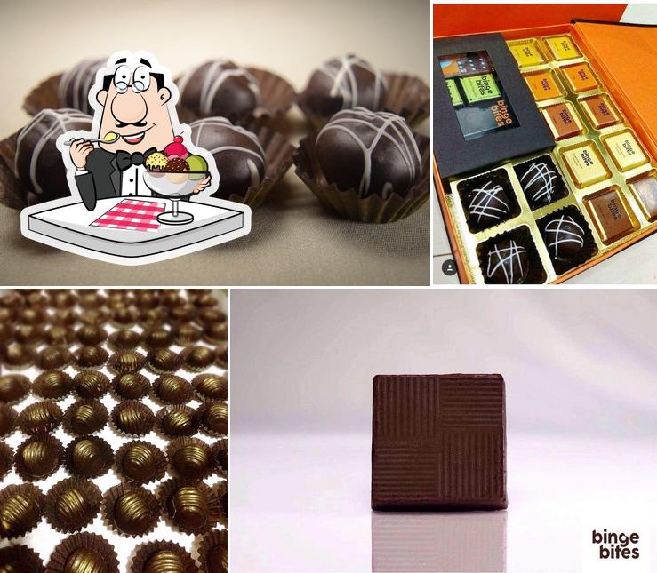 Binge Bites provides a range of sweet dishes