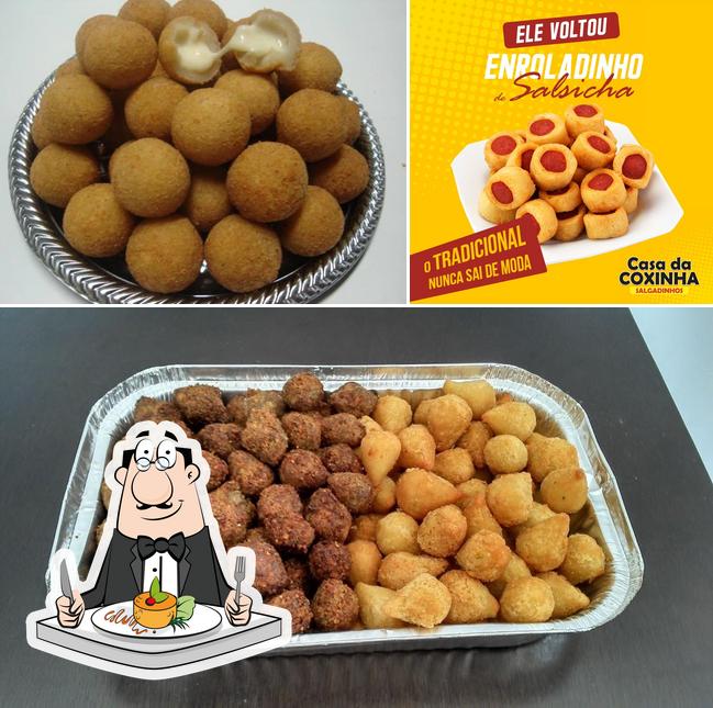 Platos en Casa Da Coxinha Salgadinhos