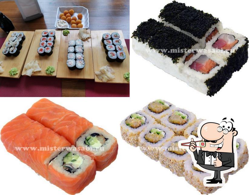 Prenez différentes options de sushi