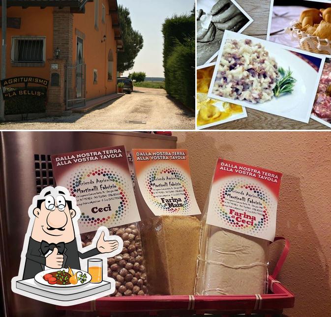 Questa è la foto che raffigura la cibo e interni di Agriturismo La Bellis