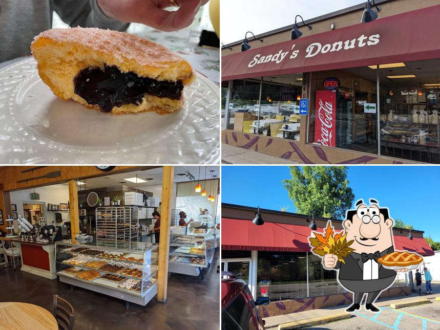 Sandy's Donuts in Grand Rapids Restaurant menu and reviews