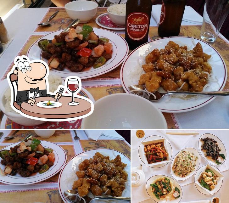 Food at Golden Crown Chinese Restaurant