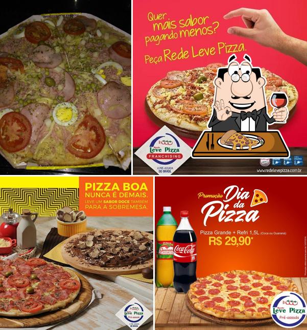 Escolha pizza no Rede Leve Pizza