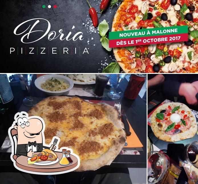 Choisissez des pizzas à Pizzeria • DORIA