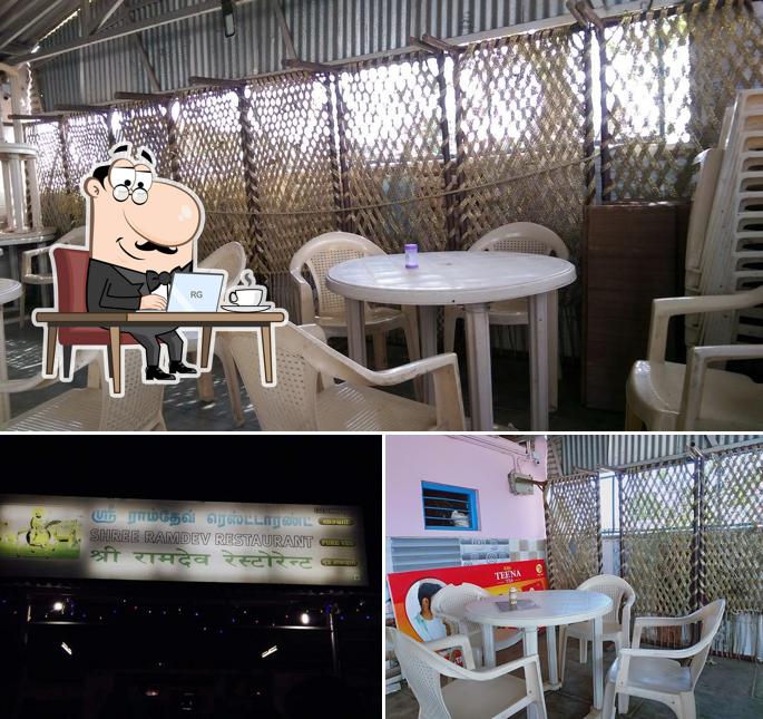 Check out how Shree Ramdev Dhaba looks inside