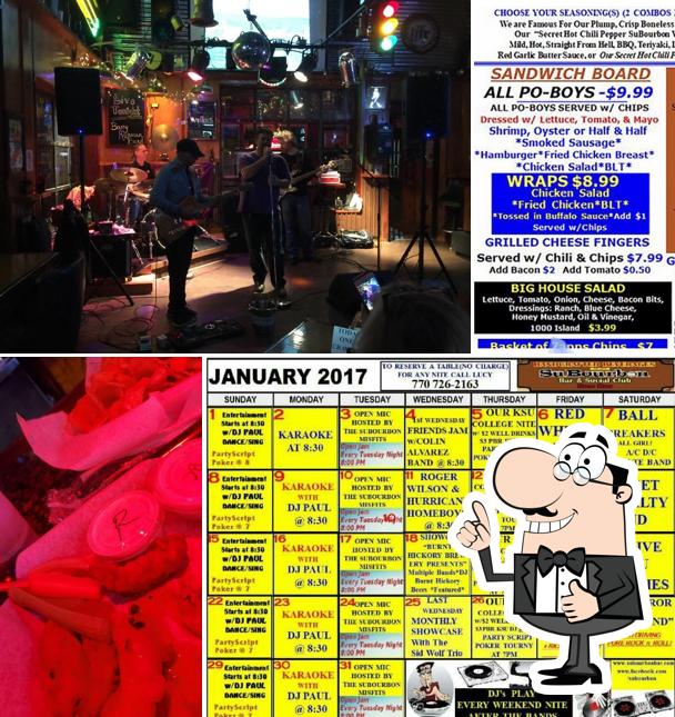 SuBourbon Rock & Oyster Bar in Kennesaw Restaurant menu and reviews