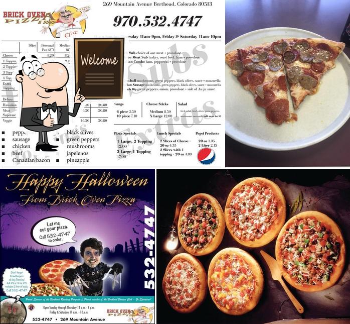 Cliff's Brick Oven Pizza & Subs in Berthoud Restaurant menu and reviews