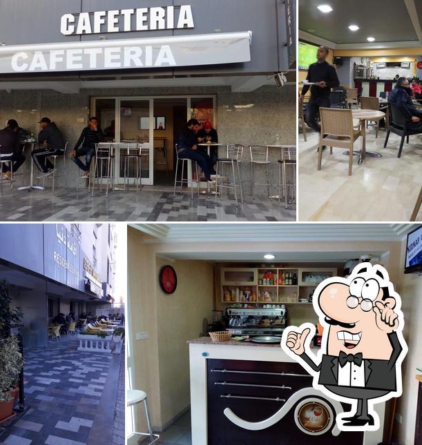Die Inneneinrichtung von Café Marmara