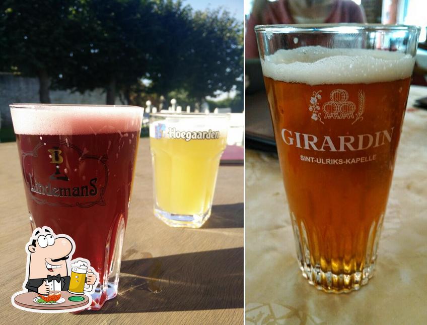 Vous pouvez prendre une pinte de bière blonde ou brune