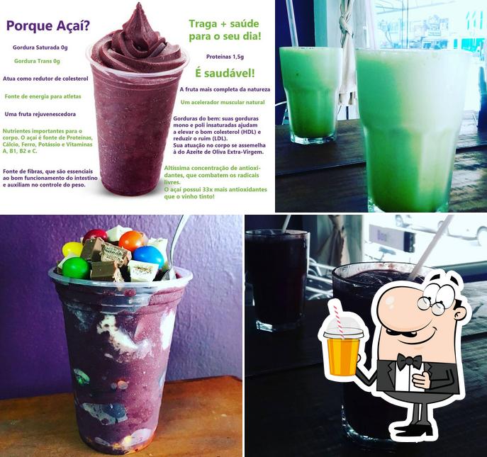 Boo Açaí offerece uma gama de bebidas