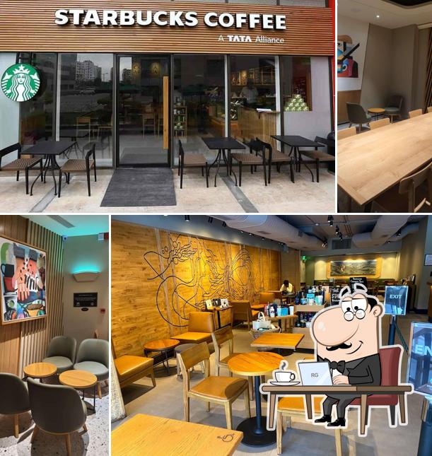 The interior of STARBUCKS COFFEE