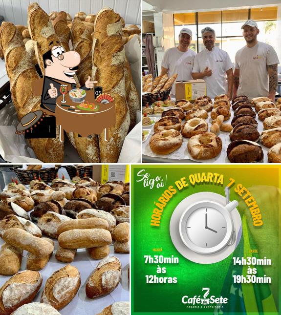 Comida em Café da Sete