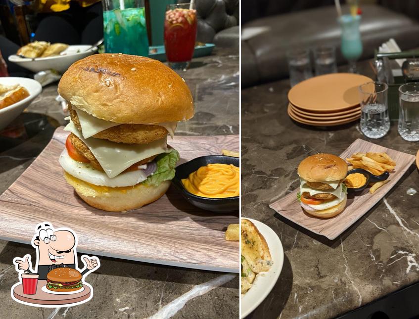 Order a burger at BEEP 2.0 GASTROPUB