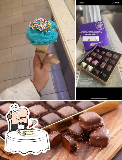 Purdys Chocolatier sert un nombre de plats sucrés