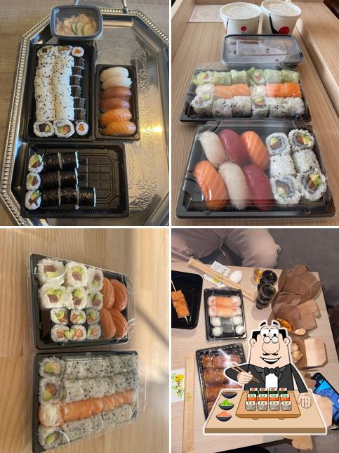 Choisissez différentes options de sushi
