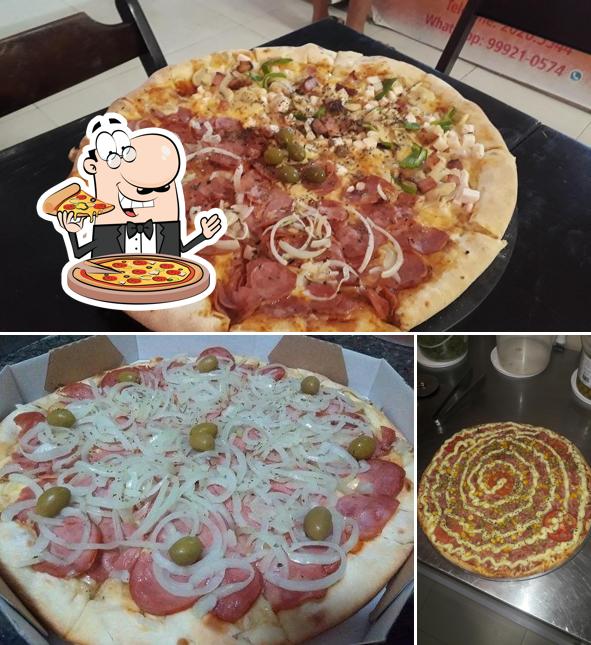 No Pizza Time, você pode pedir pizza