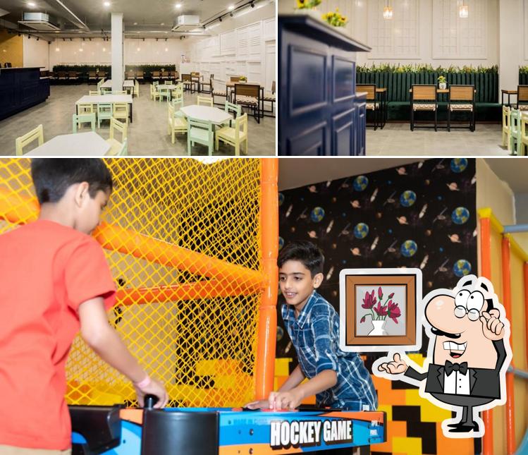 The interior of THE PLAYMILL kids play area