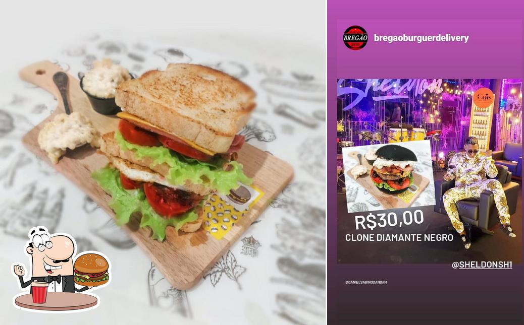 Delicie-se com um hambúrguer no Bregão Burger Delivery