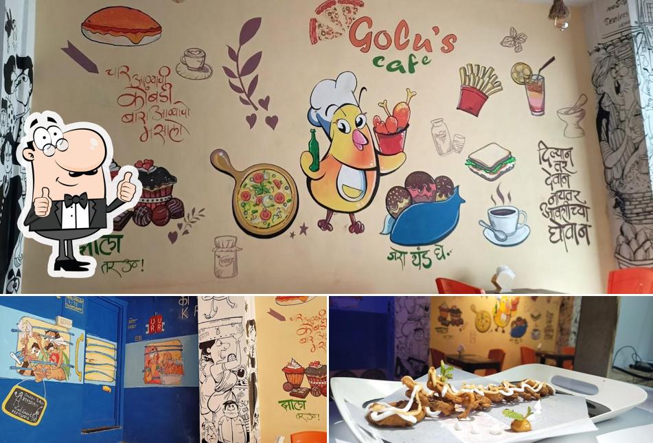 Look at this image of GOLU'S CAFE