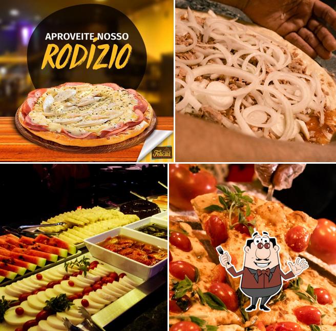 Platos en Felicitá Pizzaria