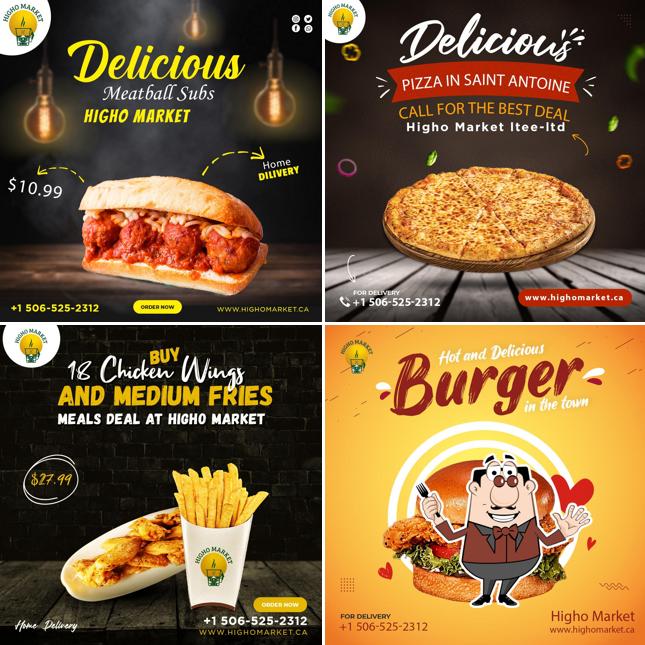 Higho Market ltee-ltd Fast Food Takeout Restaurants Saint Antoine Pizza Delivery Food Delivery