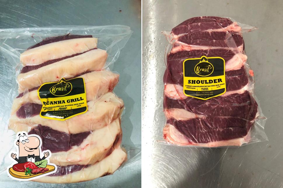 Mercadinho Brasil serve refeições de carne