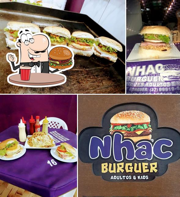 Consiga um hambúrguer no Nhac Burguer