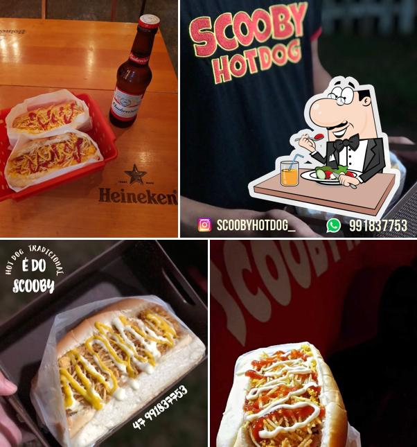 Comida em Scooby Hot Dog