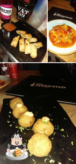 Spring rolls at The Weekend - BYOB