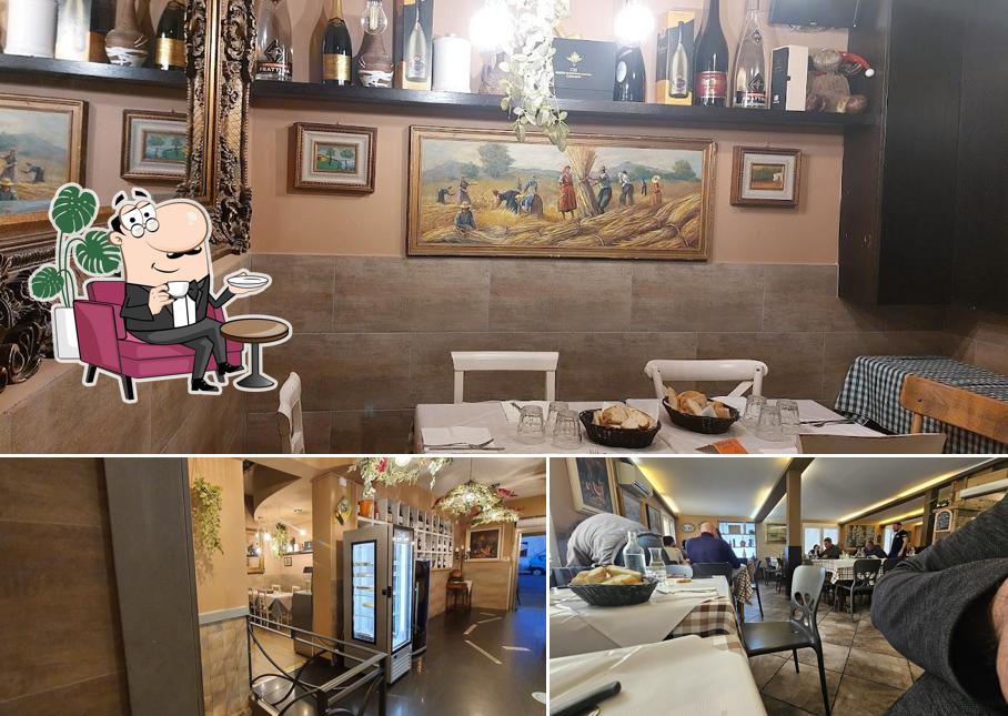 Gli interni di Trattoria il Deserto