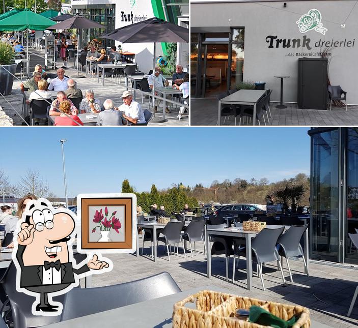 The interior of Trunk dreierlei – Bäckerei, Café & Bistro