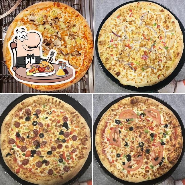 A 5 Pizza House, vous pouvez essayer des pizzas