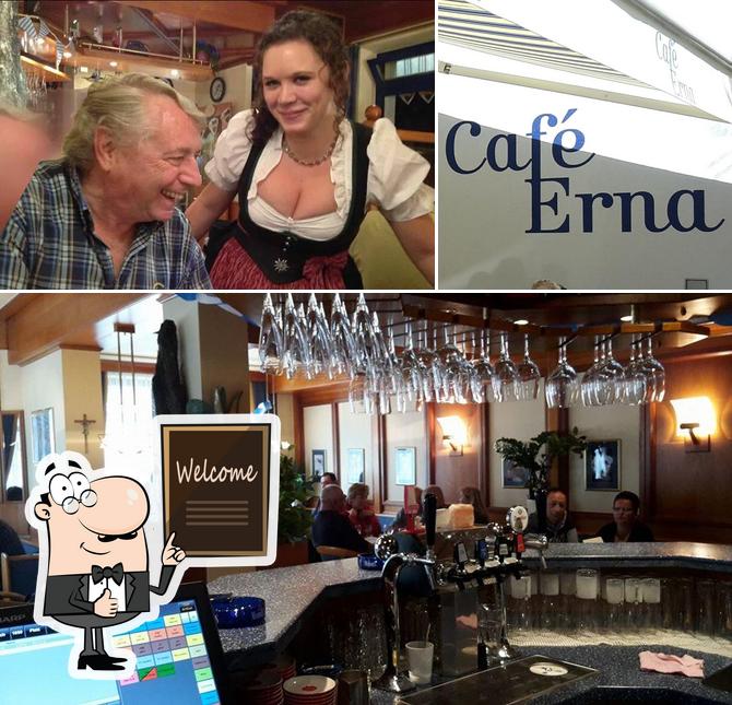 Here's a photo of Cafe Erna