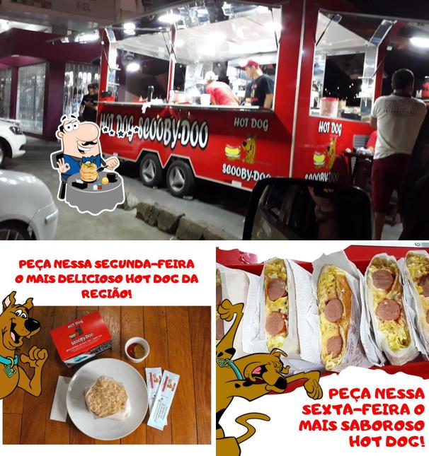 Comida em Hot Dog do Scooby Doo