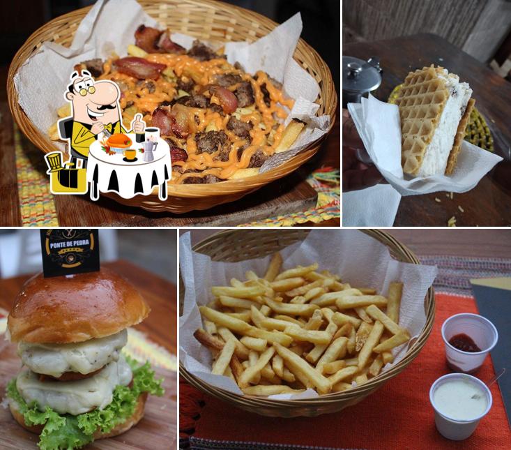 Batata frita em Hamburgueria Ponte de Pedra