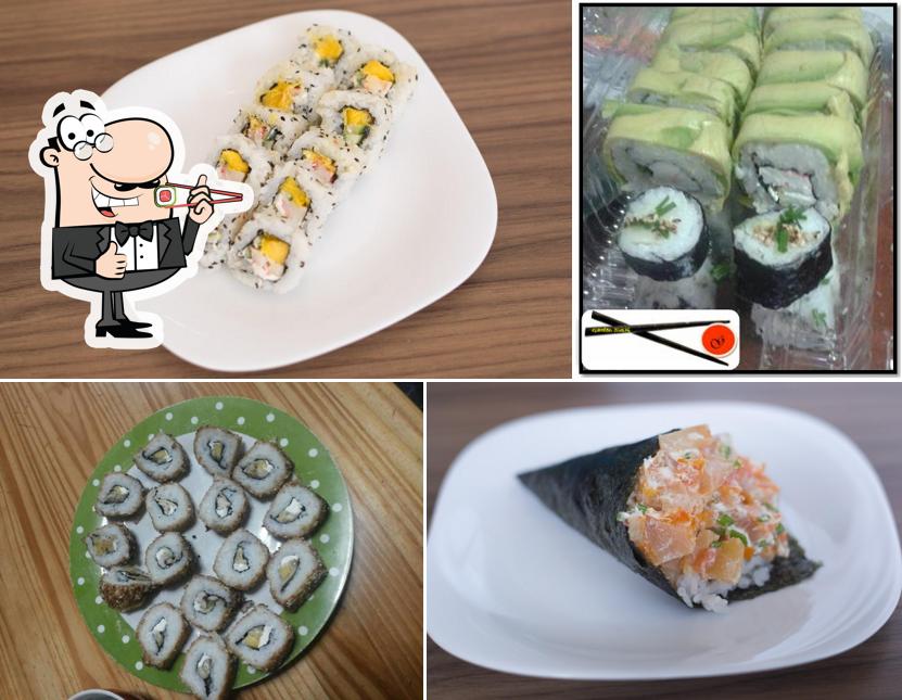 Experimente diferentes opções de sushi