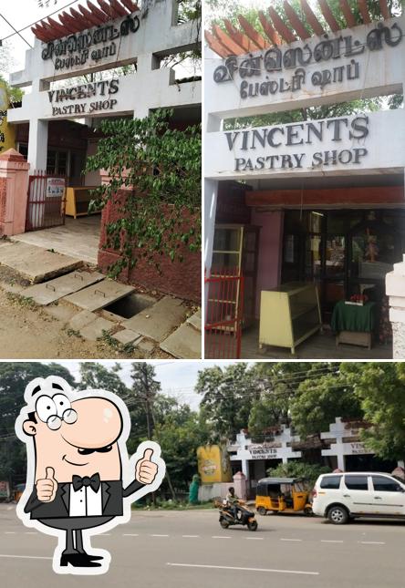 Look at the picture of Vincents Pastry Shop