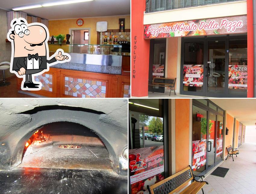 Dai un'occhiata agli interni di Pizzeria Il Gusto della Pizza. Forno a legna e consegne a domicilio