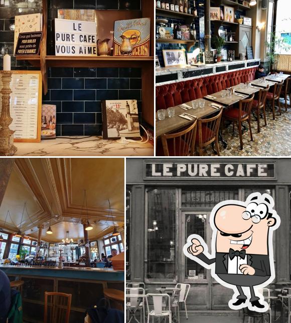 Installez-vous à l'une des tables de Le Pure Café