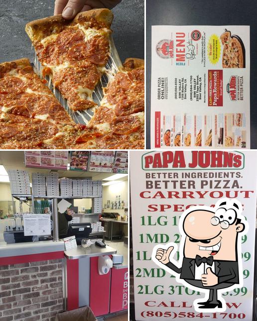 Это изображение пиццерии "Papa Johns Pizza"