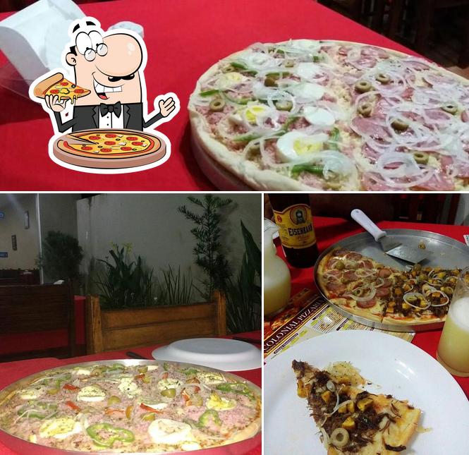 Experimente pizza no Pizzaria Colonial