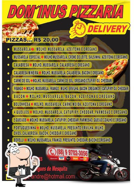 See this pic of Dominus Pizzaria