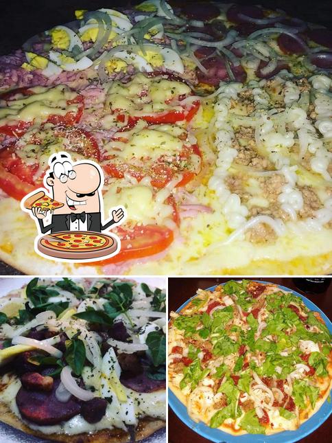 Consiga pizza no Top X Bar Pizzaria