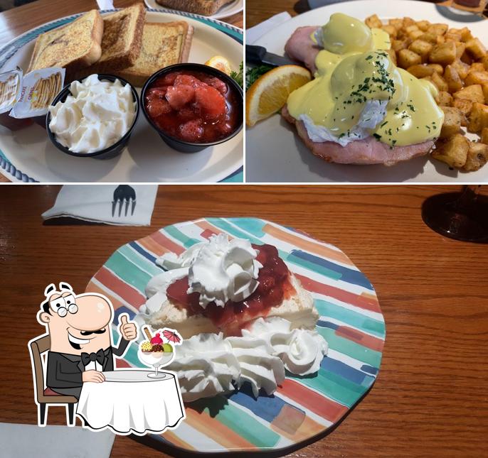 Commandez l'un des plats sucrés