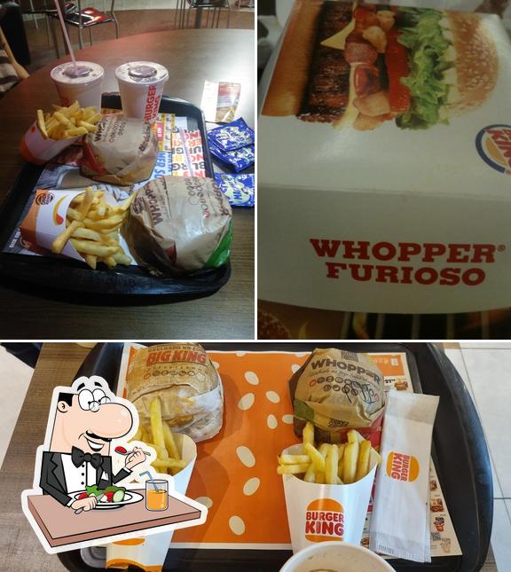 Comida em Burger King