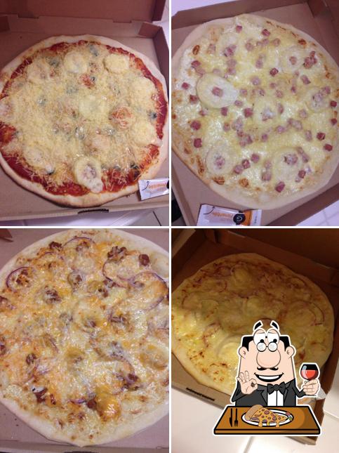 Choisissez différents types de pizzas