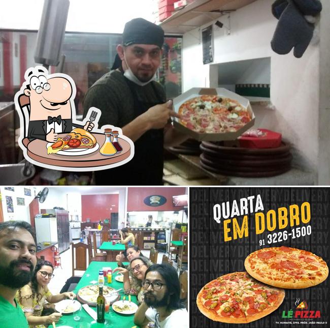 Peça pizza no Lé Pizza