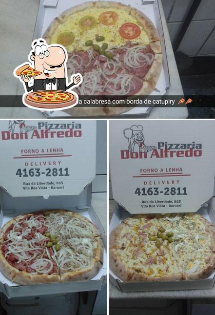 Peça pizza no Pizzaria Don Alfredo