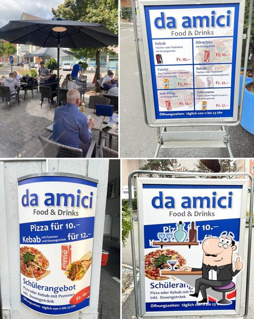 Gli interni di da amici Food & Drinks