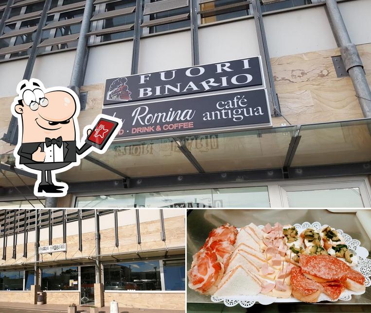 Bar Fuori Binario da Romina si caratterizza per la esterno e frutti di mare